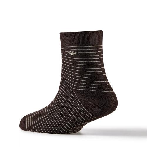 Young Wings Multicolor Stripes Design Free Size Ankle length Causal & Formal Wear Socks-(Pack of 5, Style no.2405-M1)