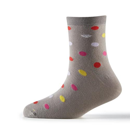 Young Wings Multicolor Dots Design Free Size Ankle length Causal & Formal Wear Socks-(Pack of 5, Style no.2410-M1)