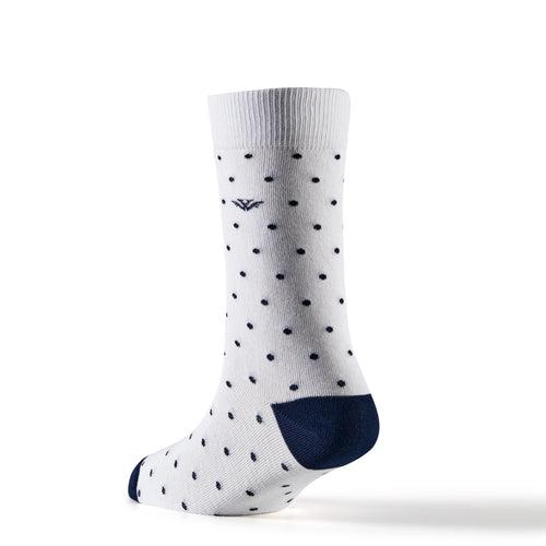 Young Wings Multicolor Dots Design Free Size Calf Length Causal & Formal Wear Socks-(Pack of 5, Style no.3702-M1)