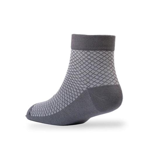 Young Wings Men's Multi Colour Cotton Fabric Self Ankle Length Socks - Pack of 3, Style no. M1-2123 N