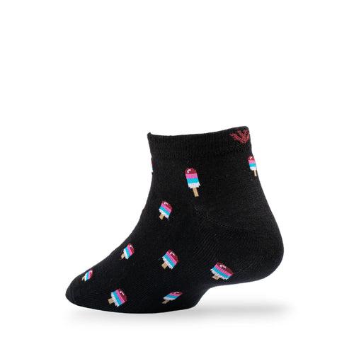 Young Wings Men's Multi Colour Cotton Fabric Design Low Ankle Length Socks - Pack of 5, Style no. M1-LC 0212 N