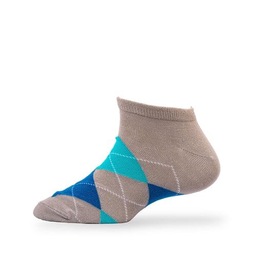 Young Wings Men's Multi Colour Cotton Fabric Design Low Ankle Length Socks - Pack of 5, Style no. 1705-M1