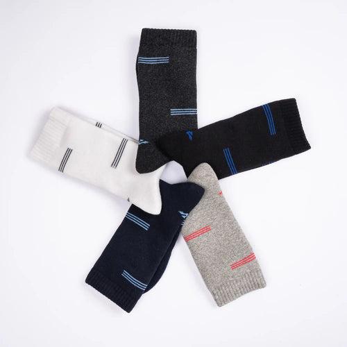 Young Wings Men's Multi Colour Cotton Fabric Design Full Length Socks - Pack of 3, Style no. M1-373