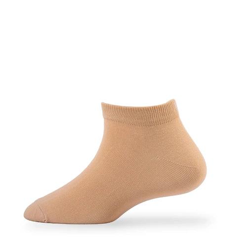 Young Wings Women's Beige Colour Cotton Fabric Design Low Ankle Length Socks - Pack of 5, Style no. 6101-W