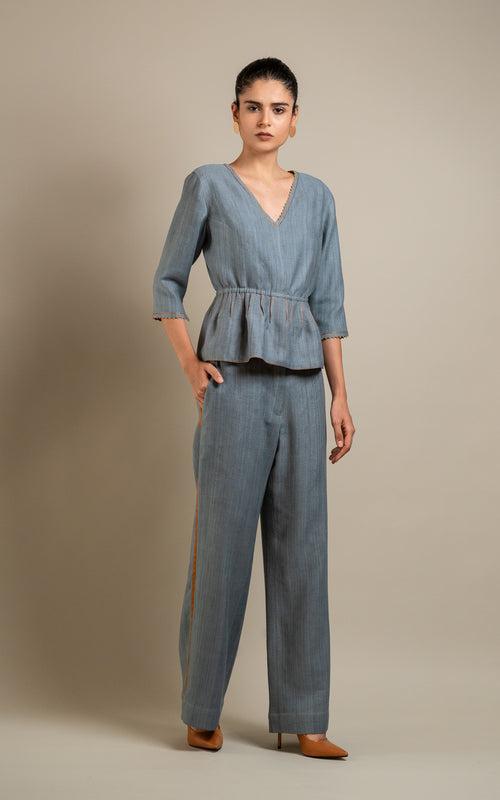 HAND SPUN SILK TROUSER