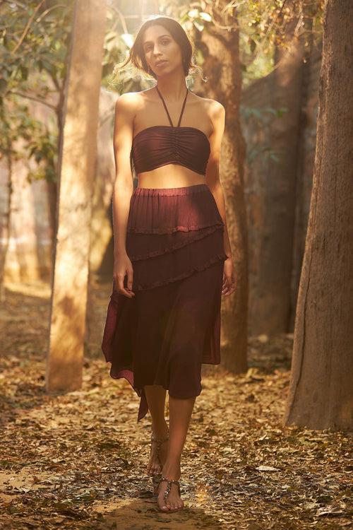 ASYMMETRIC GYPSY SKIRT