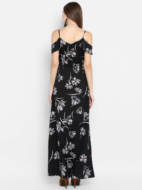 SweetHeart Neck Slit Maxi Dress