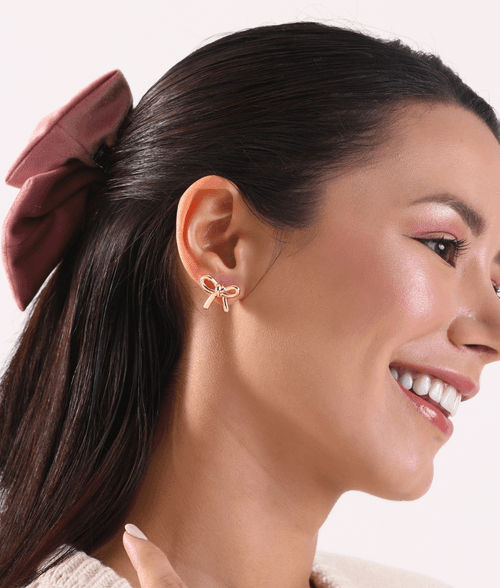 Classic Bow Stud Earrings