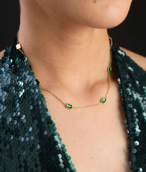 The Zelda Emerald Necklace