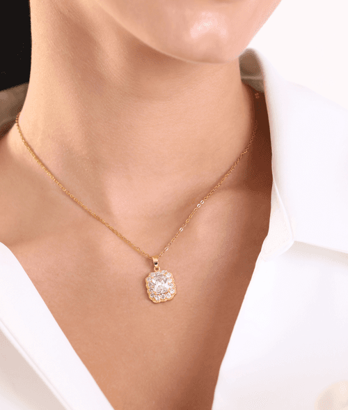 Zenya Crystal Pendant Necklace