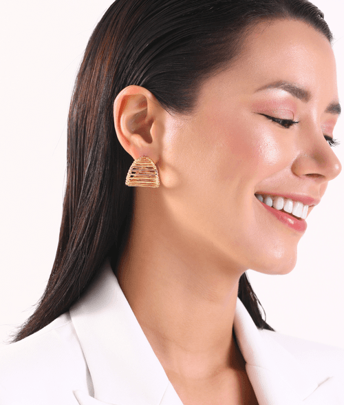 The Aaria Gold Hoops