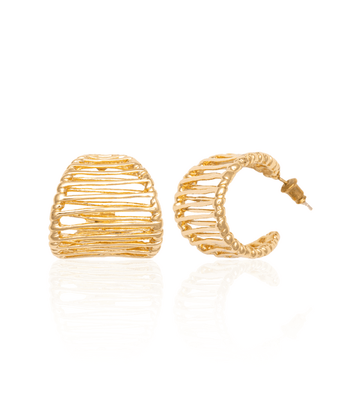 The Aaria Gold Hoops