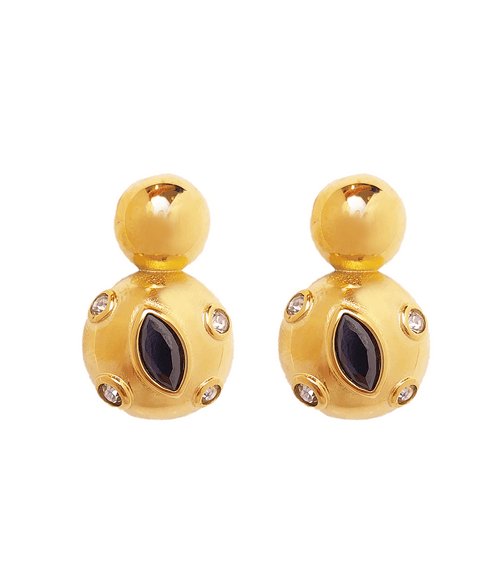 The Black Diamond Disco Studs