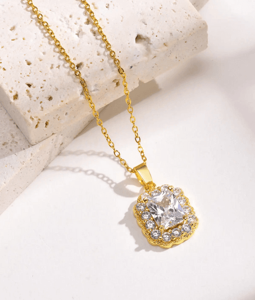 Zenya Crystal Pendant Necklace