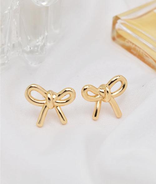 Classic Bow Stud Earrings