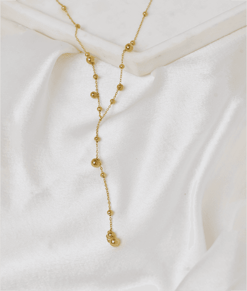 Shanaaya Gold Drop Necklace