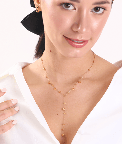 Shanaaya Gold Drop Necklace