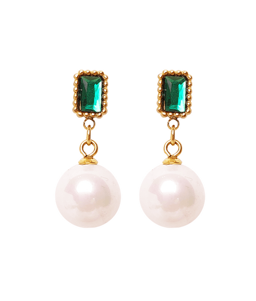 The Shanaaya Pearl Drop Earrings