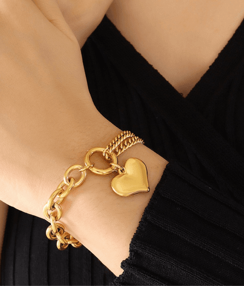 The Heart of Gold Bracelet