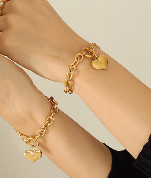 The Heart of Gold Bracelet