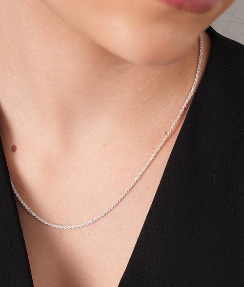 Classic Dainty Silver Rope Chain
