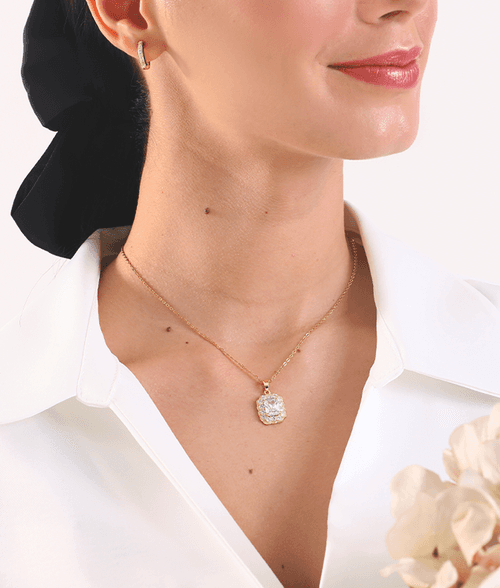 Zenya Crystal Pendant Necklace