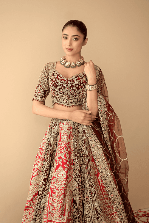 Red Lehenga