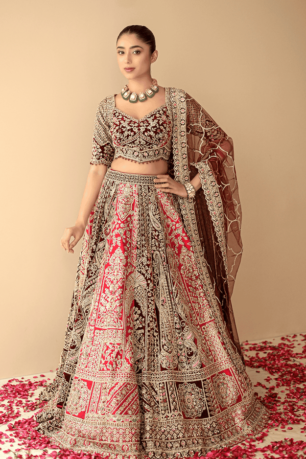 Red Lehenga