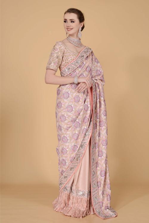 Blush Pink Saree