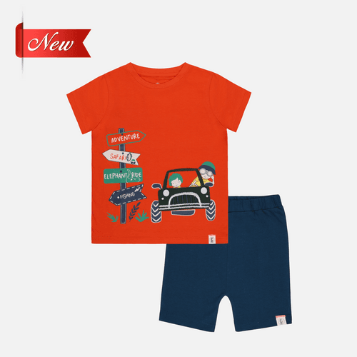 Baby-772 Boys Safari Tour Set - Organic Cotton