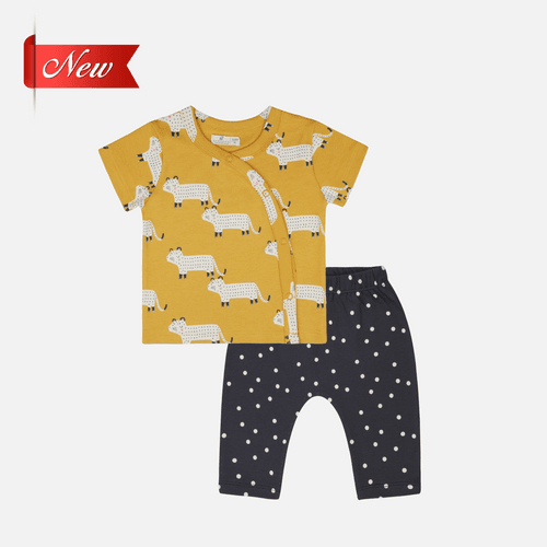 Baby-860 Boys Crossover Pyjama - Organic Cotton