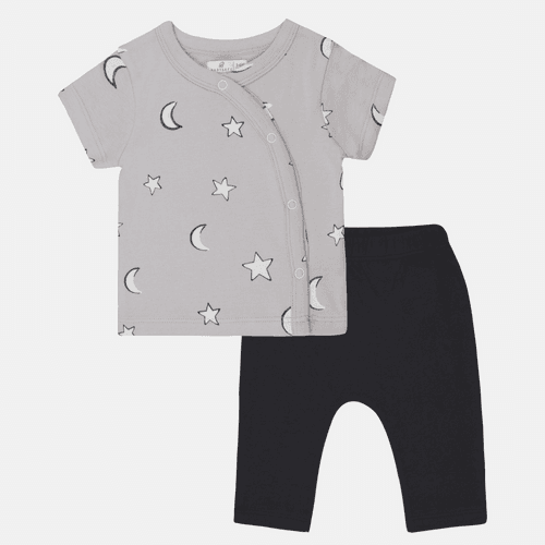 BABY 869 Unisex Crossover Pyjama - Organic Cotton