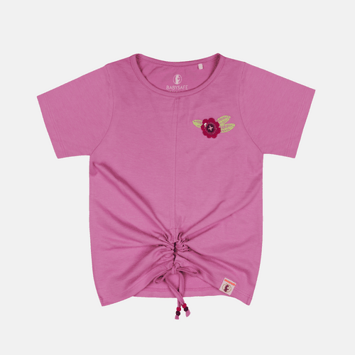 Baby-849 Pretty Girls Knotted Top - Organic Cotton