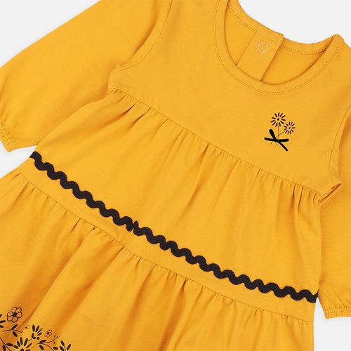 Baby-688 girls 3 tiered dress - Organic Cotton