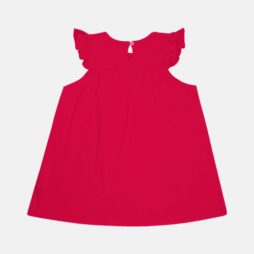 Baby-816 Girls Flared Dress - Organic Cotton