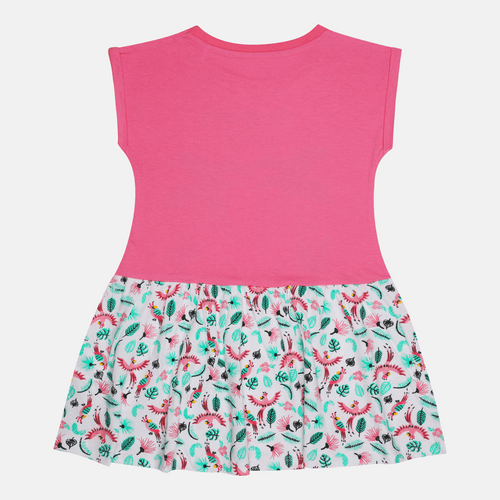 Baby-815 Girls Friendly Jungle Dress - Organic Cotton