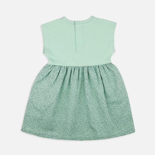 Baby-687 girls dress and shrug set - Organic Cotton