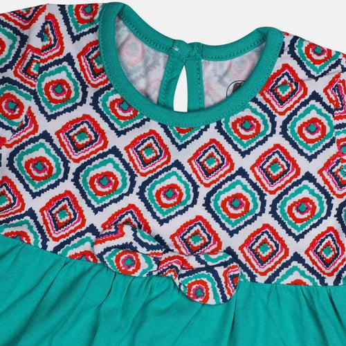 Baby-926 Girls Knot Front Dress