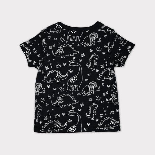 Baby-507 Boys 2 pack Dino printed tees - Organic cotton