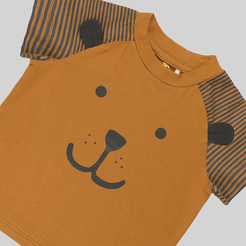 Baby-601 Boy Lion Cub 2 Pack tees - Organic cotton