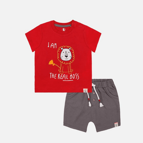 Baby-592 Boys Boss set - Organic Cotton