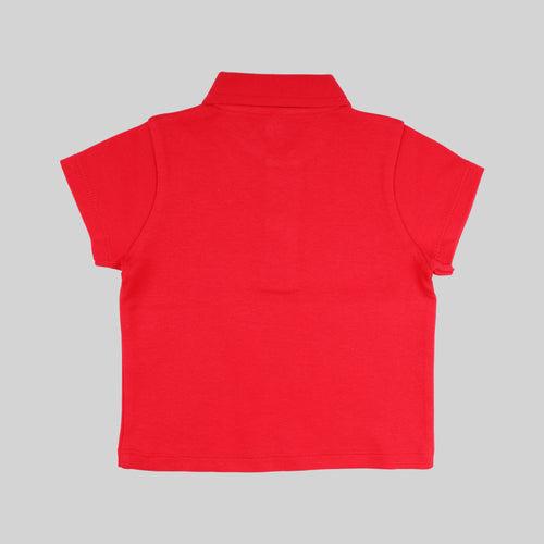 Baby-546 Boys 2 Polo Tees - Organic cotton