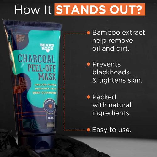 Charcoal Duo (Charcoal Peel Off Mask & Charcoal Face Mask Stick)