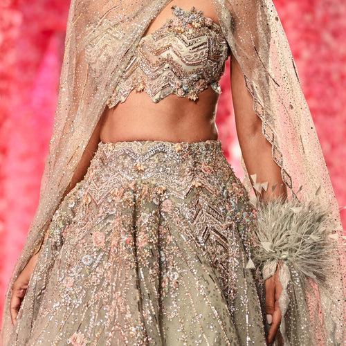 "Coralie" Cocktail Lehenga