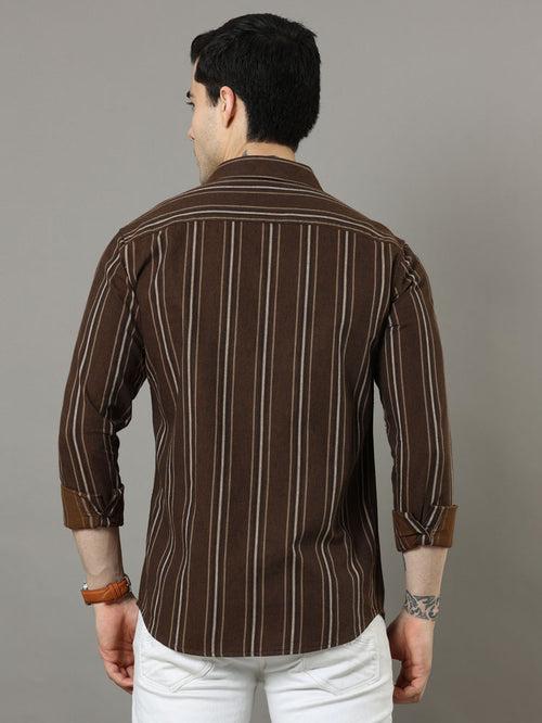 Brown Strips Shirt