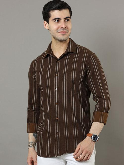 Brown Strips Shirt