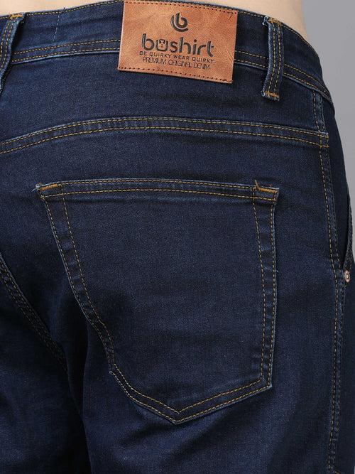 Authentic Mid Blue Cargo Jeans