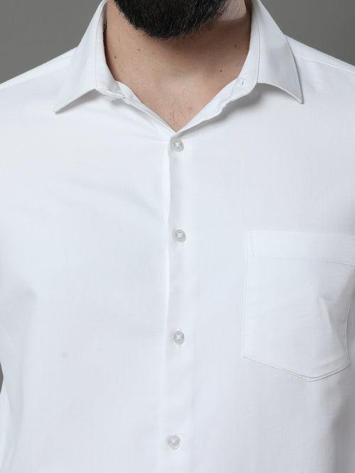 White Solid Shirt