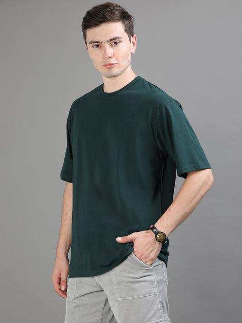 Bottle Green Oversize T-Shirt