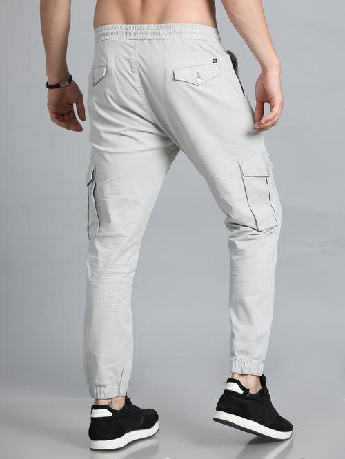 Pastel Grey Cargo Pant